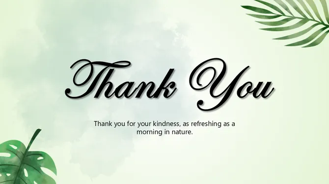 Nature Theme Gratitude PowerPoint slide 6