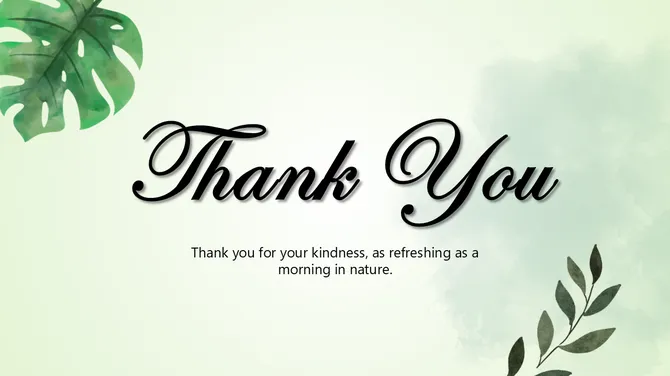 Nature Theme Gratitude PowerPoint slide 7