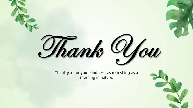 Nature Theme Gratitude PowerPoint slide 9
