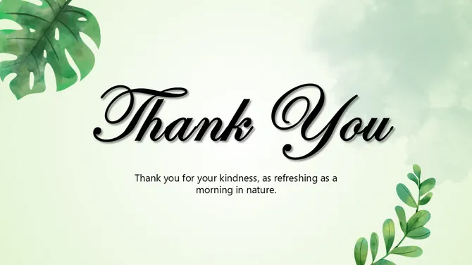 Nature Theme Gratitude PowerPoint slide 10