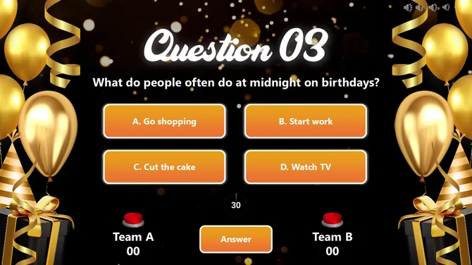 Birthday Family Feud slide 13