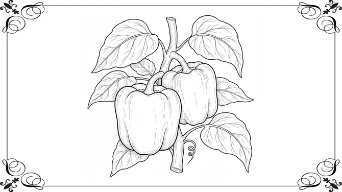 Botanical Coloring Book slide10