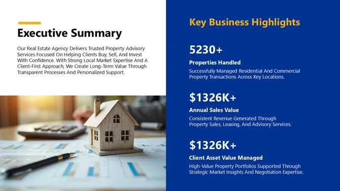 Real Estate Business Plan slide 3