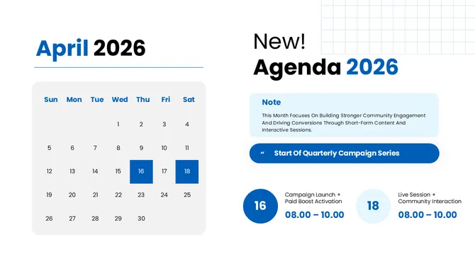 Social Media Content Calendar slide5