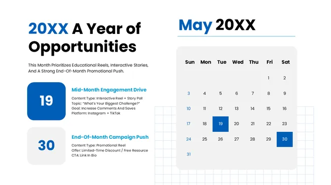 Social Media Content Calendar slide6