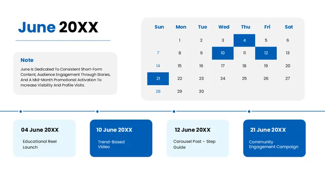Social Media Content Calendar slide7