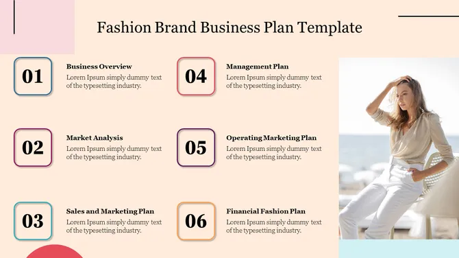 Fashion Brand Business Plan PPT Template and Google Slides - Main Image