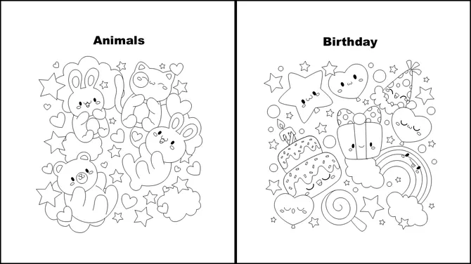 Alphabet A to Z Coloring Book slide2