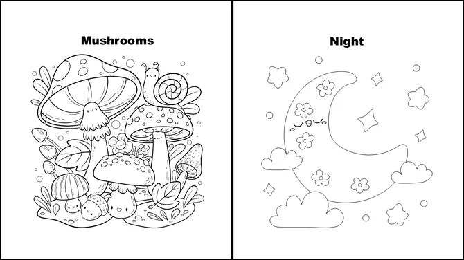Alphabet A to Z Coloring Book slide8