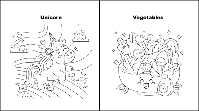 Alphabet A to Z Coloring Book slide12