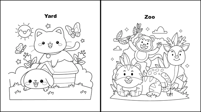Alphabet A to Z Coloring Book slide14