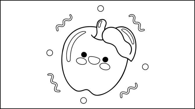 Fruits Coloring Book slide5