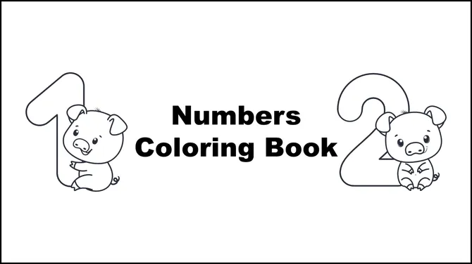 Numbers Coloring Book slide1
