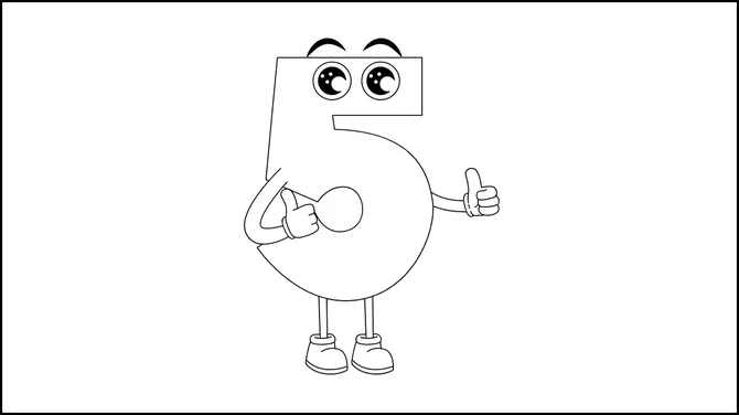 Numbers Coloring Book slide7