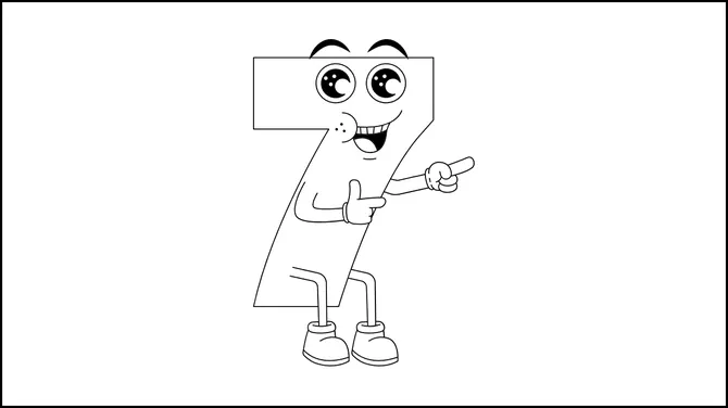 Numbers Coloring Book slide9