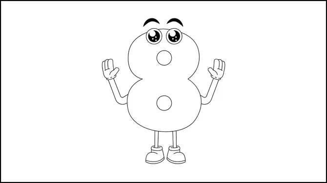 Numbers Coloring Book slide10