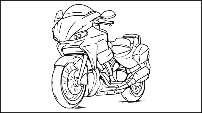 Vehicles Coloring Book slide4