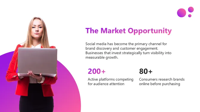 Social Media Agency Pitch Deck slide2