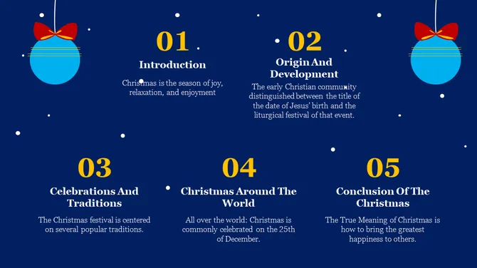 Merry Christmas Presentation slide 3