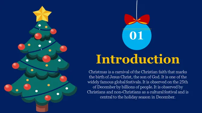 Merry Christmas Presentation slide 4