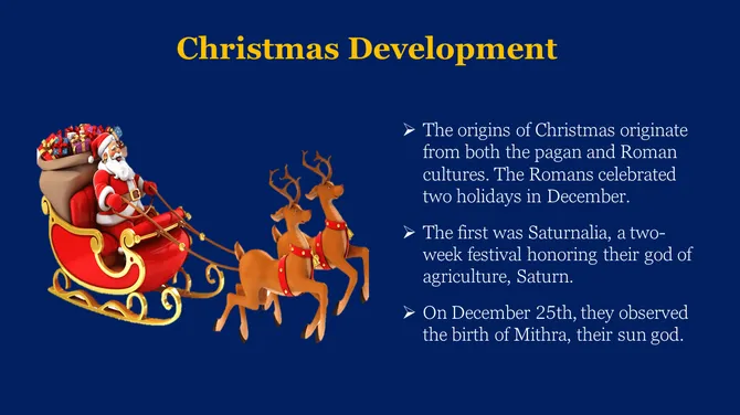 Merry Christmas Presentation slide 9