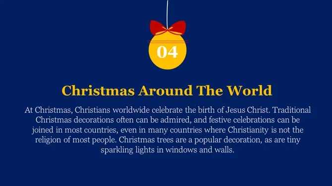 Merry Christmas Presentation slide 23
