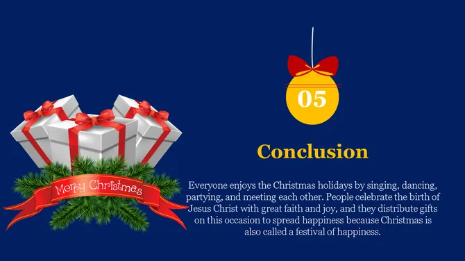 Merry Christmas Presentation slide 27