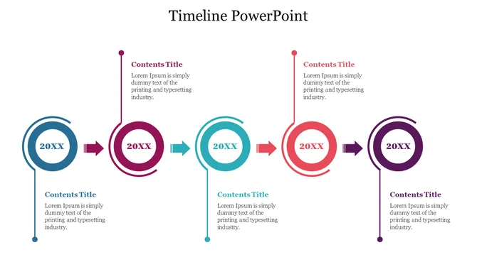 Bundle of Timeline PowerPoint slide 8