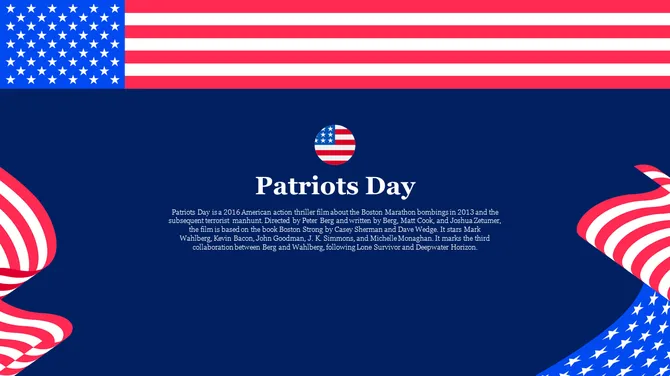 Graphic Vector Infographic Template Watch Patriots Day Free Online