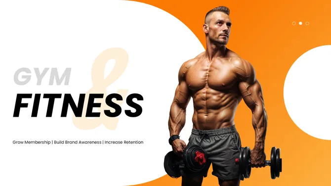 Gym And Fitness Presentation slide 2